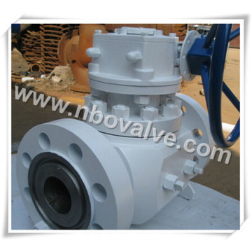 Top Entry Ball Valve Trunion Ball Valve with Worm Gear